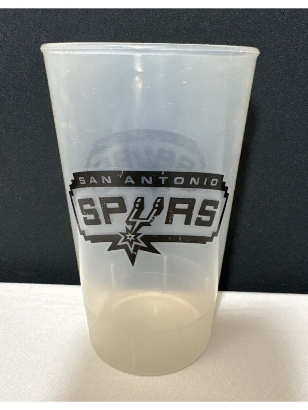 San Antonio Spurs Vintage BPA-Free Plastic Drinkware Cup 16oz NBA Game Sports